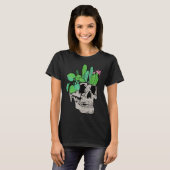 Skull Pflanze Niedlich Garden Doll Planters Funny  T-Shirt (Vorne ganz)