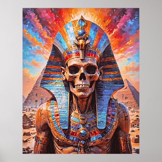 Skull Pharaoh Poster (Vorne)