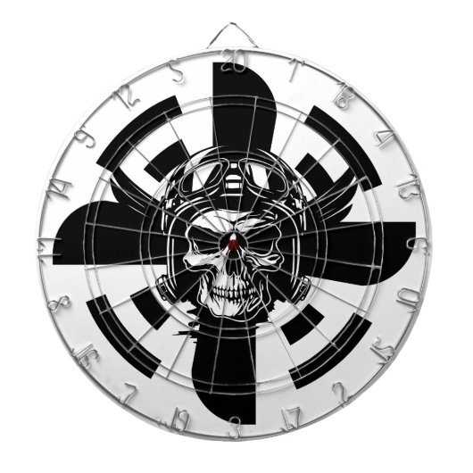 Skull Pilot & Prop, Familiennacht, Spielzimmer, Ba Dartscheibe (vorne)