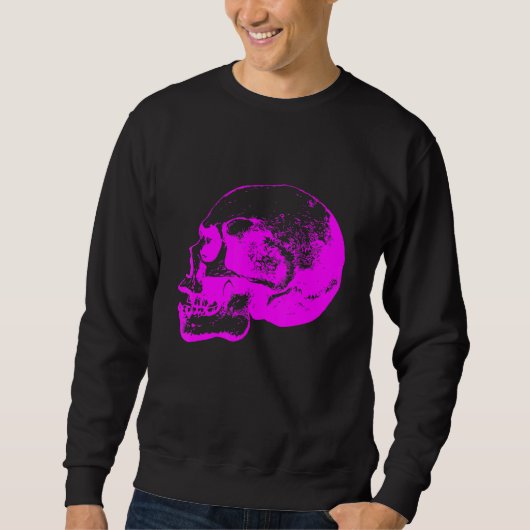 Skull Pirate Biker Rocker Tot Varnitas Knochen sel Sweatshirt (Vorderseite)