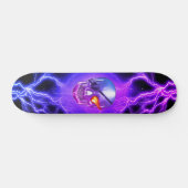 Skull Pirate Eye Patch Skateboard (Horizontal)