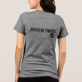 Skull Pirate Halloween T - Shirt (Rückseite)