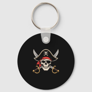 Skull pirate jolly roger flag halloween funny schlüsselanhänger
