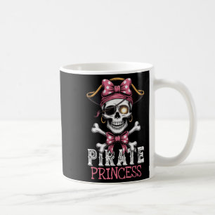 Skull Pirate Princess Crossbones Halloween für Kin Kaffeetasse