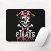 Skull Pirate Princess Crossbones Halloween für Kin Mousepad (Mit Mouse)