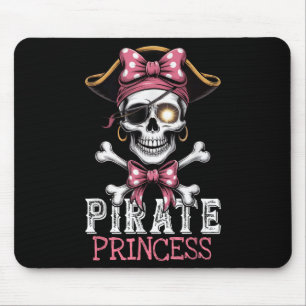 Skull Pirate Princess Crossbones Halloween für Kin Mousepad