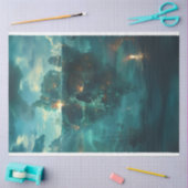 Skull Pirate Ship Decoupage Seidenpapier (Basteln)