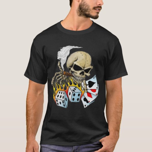 SKULL POKER T-Shirt (Vorderseite)