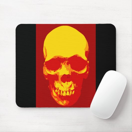 Skull Pop Art Mousepad (Mit Mouse)