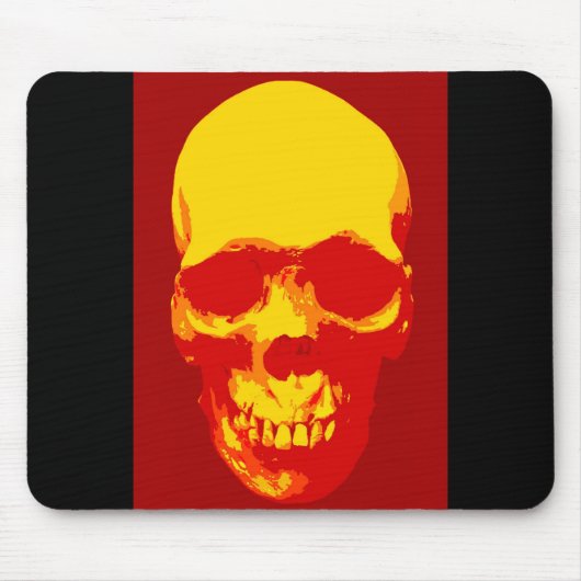 Skull Pop Art Mousepad (Vorne)