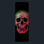 Skull Pop Art Poster<br><div class="desc">Fantasy Art Skeletts - Lila Töne Schwermetall Punk Rock Uni Pop Art Image</div>