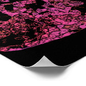 Skull Pop Art Poster (Ecke)