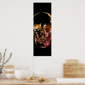 Skull Pop Art Poster (Küche)