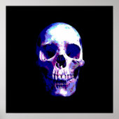 Skull Pop Art Print Poster - Skulls Posters Prints (Vorne)