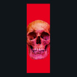 Skull Pop Art Red Poster<br><div class="desc">Fantasy Art Skeletts - Lila Töne Schwermetall Punk Rock Uni Pop Art Image</div>