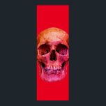 Skull Pop Art Red Poster<br><div class="desc">Fantasy Art Skeletts - Lila Töne Schwermetall Punk Rock Uni Pop Art Image</div>
