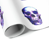 Skull Pop Kunstmalerei Geschenkpapier (Rolleneckpunkt)