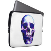 Skull Pop Kunstmalerei Laptopschutzhülle (Vorne Rechts)