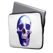 Skull Pop Kunstmalerei Laptopschutzhülle (Vorderseite Links)