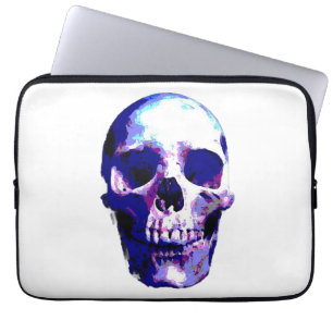 Skull Pop Kunstmalerei Laptopschutzhülle