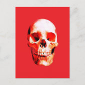 Skull Pop Kunstmalerei Postkarte (Vorderseite)