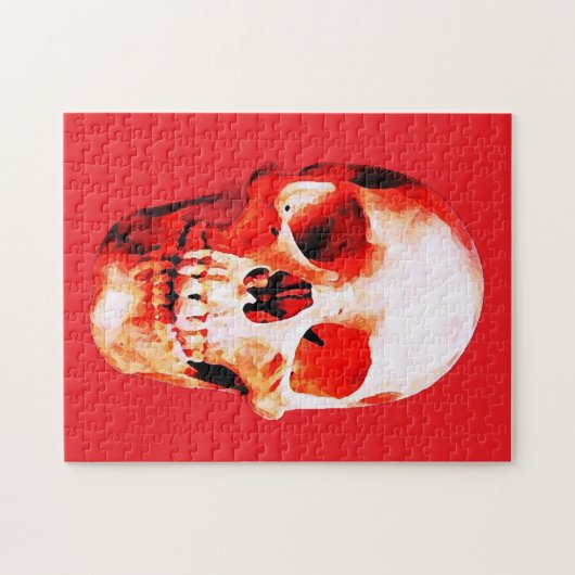 Skull Pop Kunstmalerei Puzzle (Horizontal)