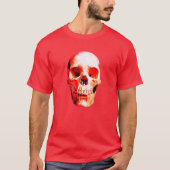 Skull Pop Kunstmalerei T-Shirt (Vorderseite)