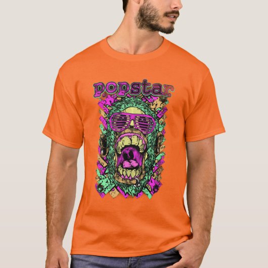 Skull Pop Star T-Shirt (Vorderseite)