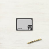 Skull Post-it-Hinweise Post-it Klebezettel (Auf Schreibtisch)