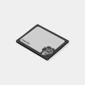 Skull Post-it-Hinweise Post-it Klebezettel (angewinkelt)