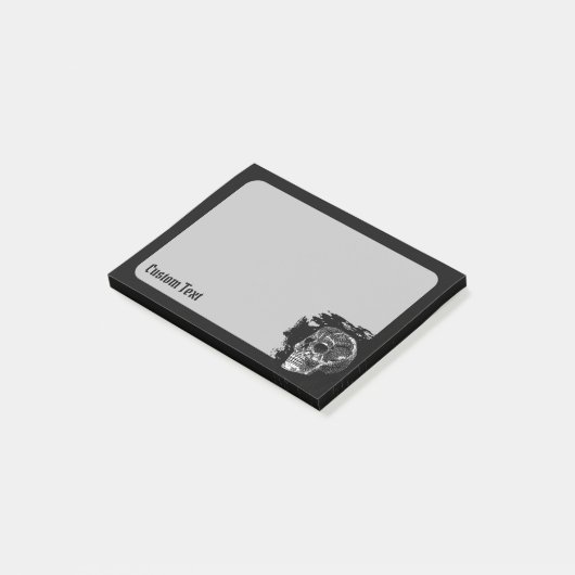 Skull Post-it-Hinweise Post-it Klebezettel (angewinkelt)