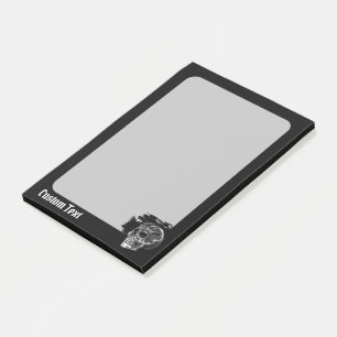 Skull Post-it-Hinweise Post-it Klebezettel