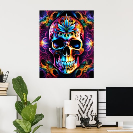 Skull Poster (Heimbüro)