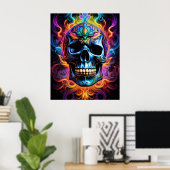 Skull Poster (Heimbüro)