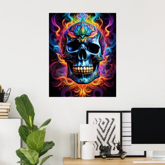 Skull Poster (Heimbüro)