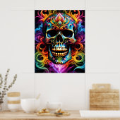 Skull Poster (Küche)