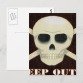 SKULL POSTKARTE (Vorne/Hinten)