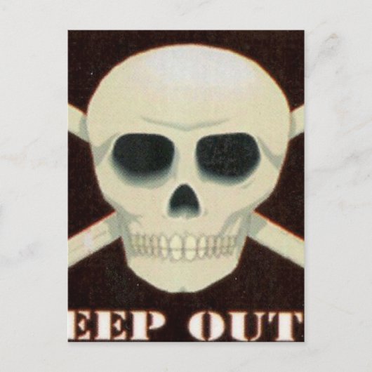 SKULL POSTKARTE (Vorderseite)