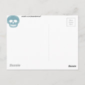 Skull-Postkarte Postkarte (Rückseite)