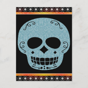 Skull-Postkarte Postkarte