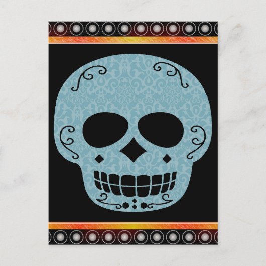 Skull-Postkarte Postkarte (Vorderseite)