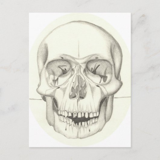 Skull-Postkarte Postkarte (Vorderseite)