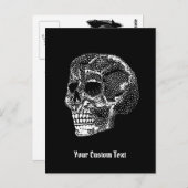 Skull-Postkarte Postkarte (Vorne/Hinten)