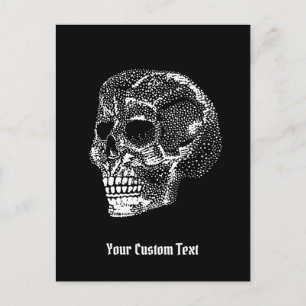 Skull-Postkarte Postkarte