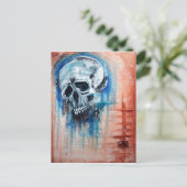Skull-Postkarten Postkarte (Stehend Vorderseite)