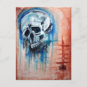Skull-Postkarten Postkarte