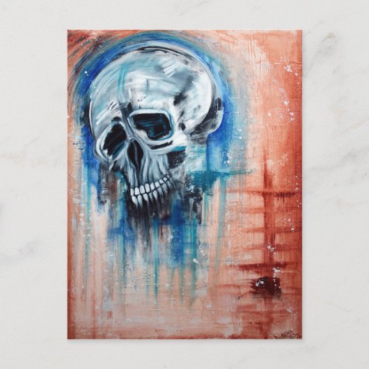 Skull-Postkarten Postkarte (Vorderseite)