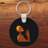 Skull Pray For My Opps 2026 Schlüsselanhänger (Vorderseite)