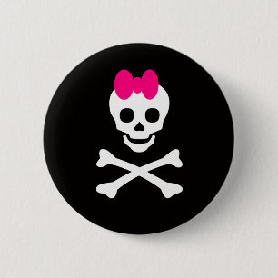 Skull Princess Button