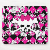 Skull Princess Graffiti Mousepad (Vorne)